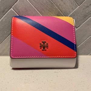 Brand new Tory Burch Multi colour wallet